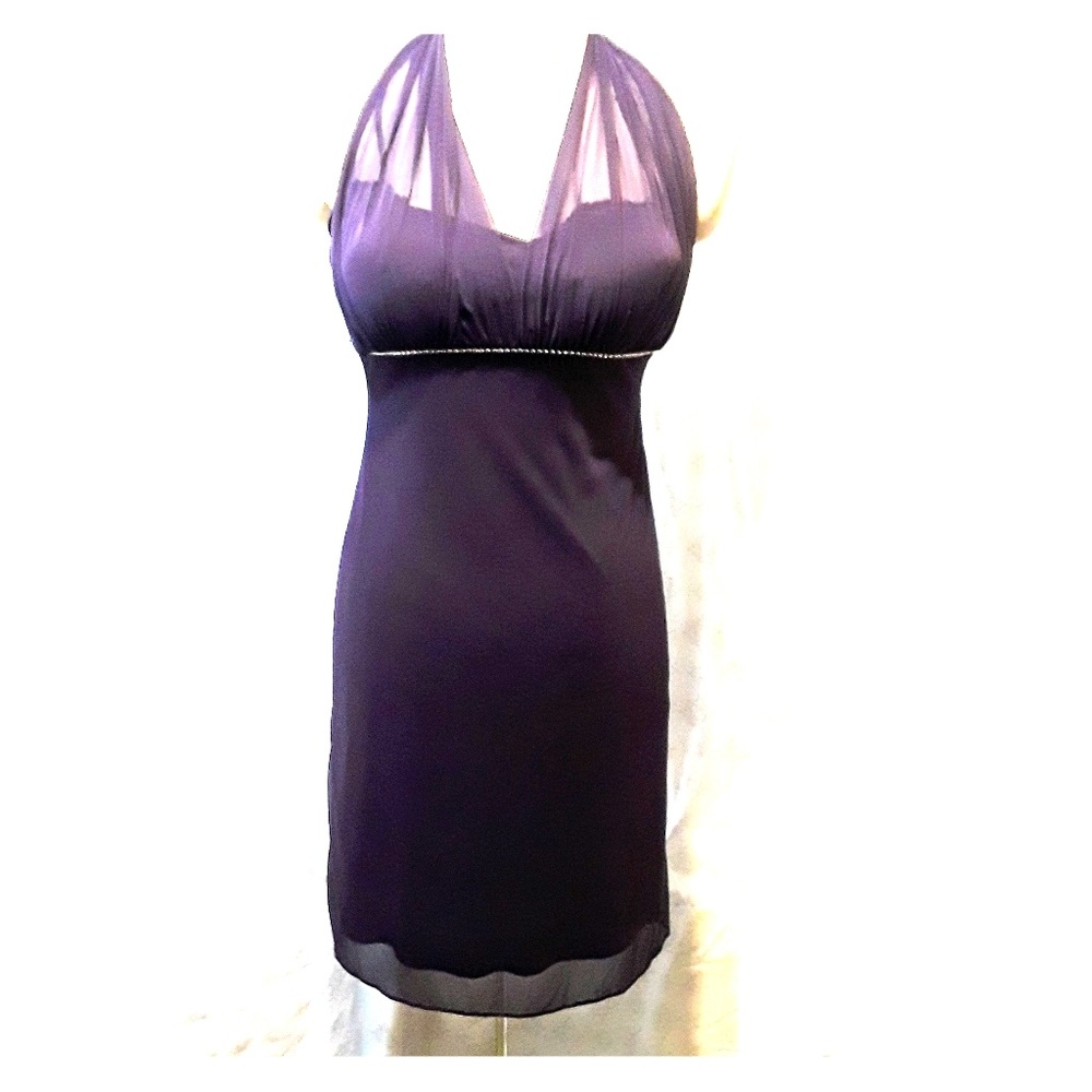 Vintage Betsy & Adam Formal Halter Dress